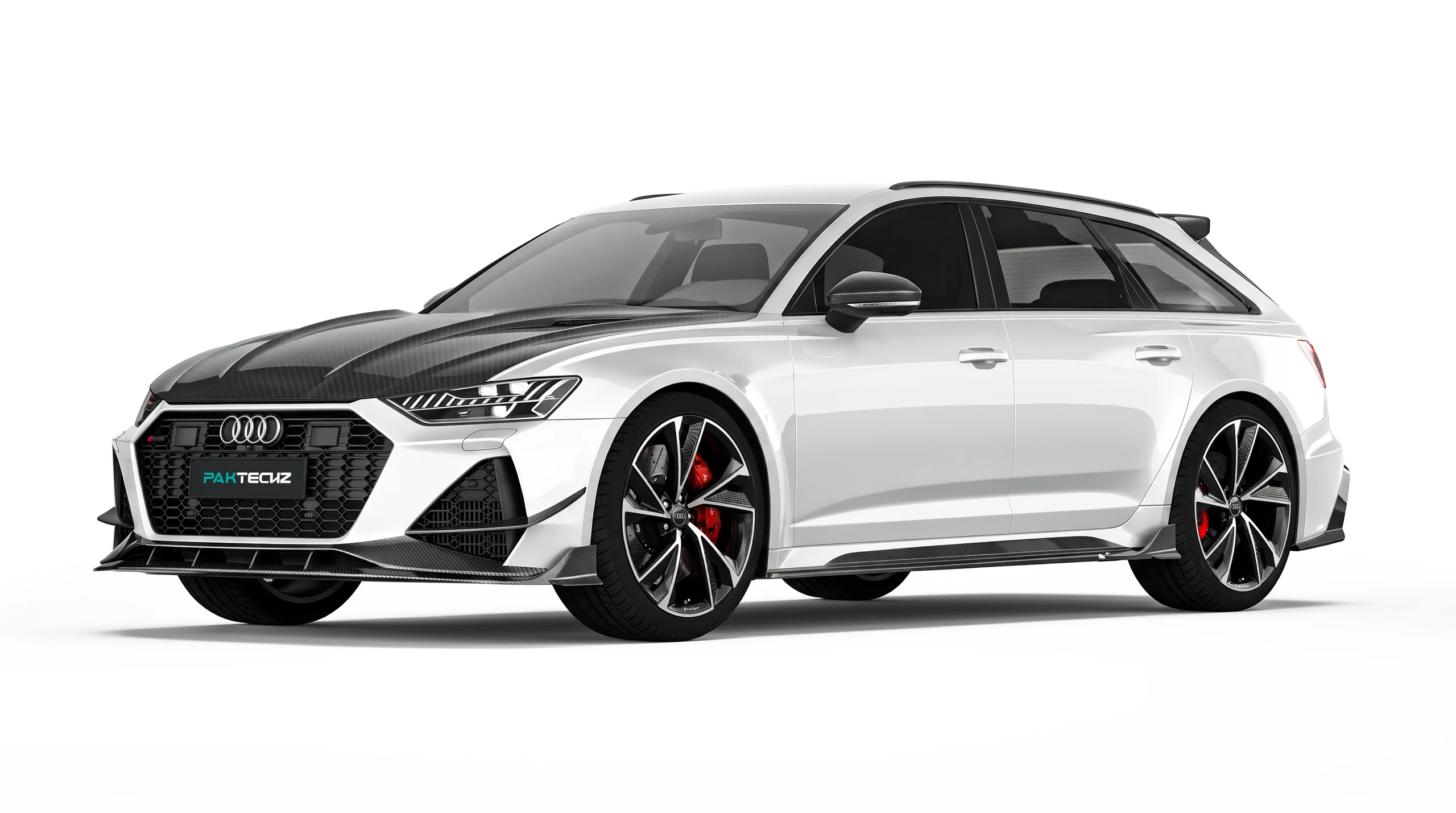 Audi RS6 C8 ติดตั้งชุดแต่งคาร์บอนไฟเบอร์รอบคัน PAKTECHZ