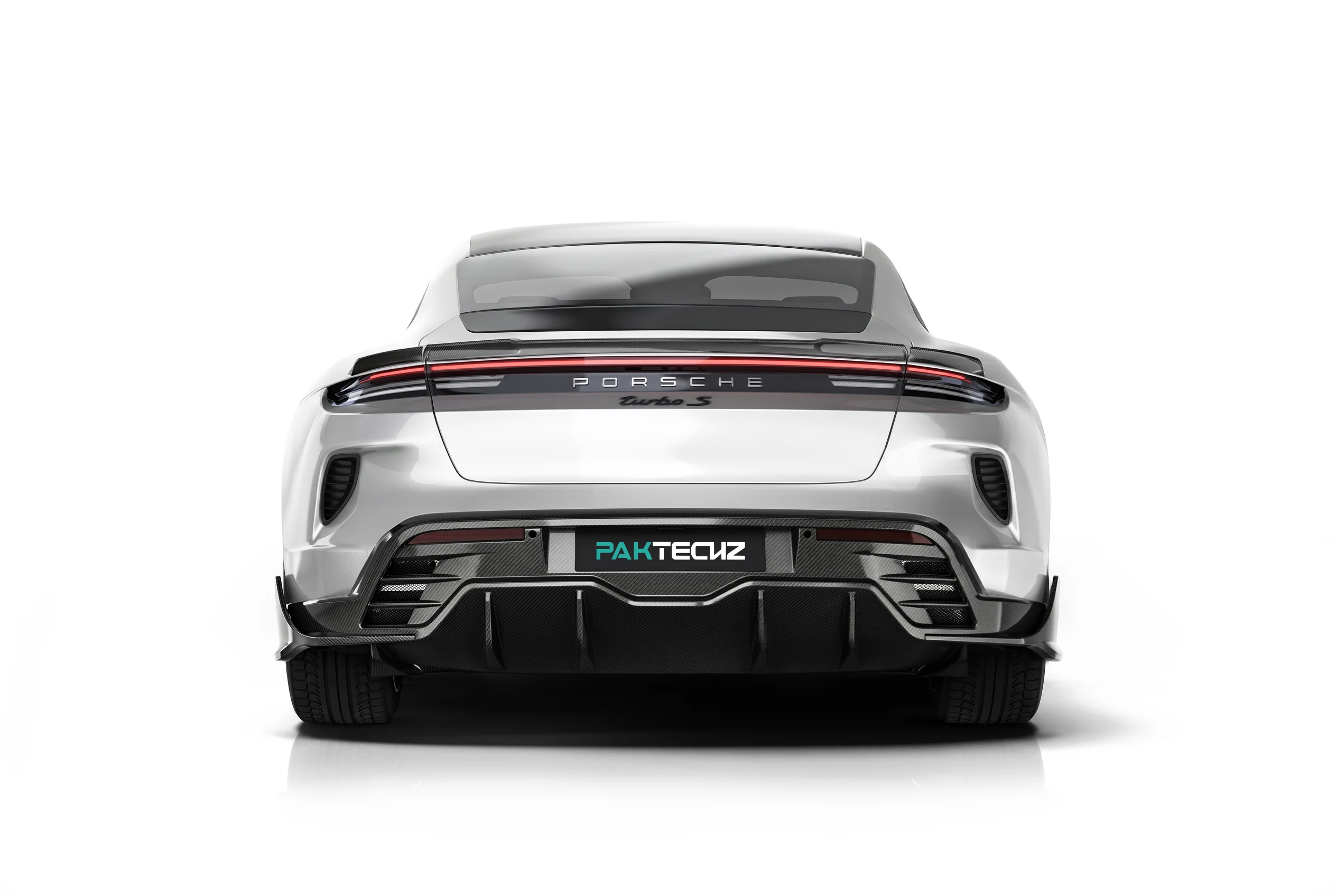 สเกิร์ตข้างคาร์บอนไฟเบอร์ PAKTECHZ สำหรับ Porsche Taycan 2025