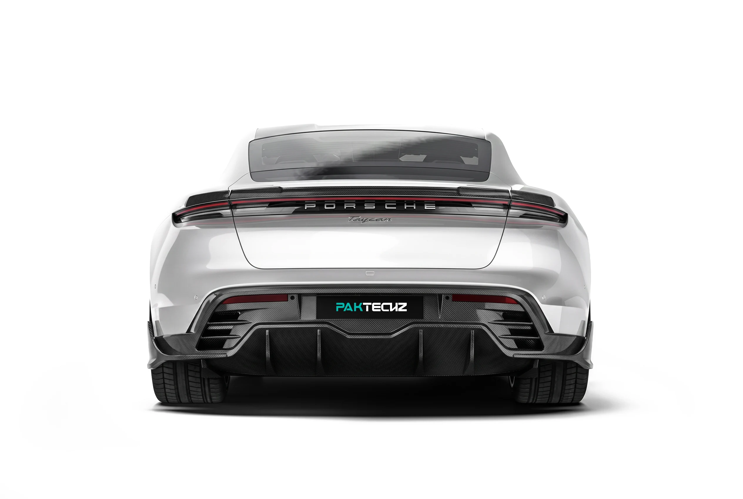 สเกิร์ตข้างคาร์บอนไฟเบอร์ PAKTECHZ สำหรับ Porsche Taycan