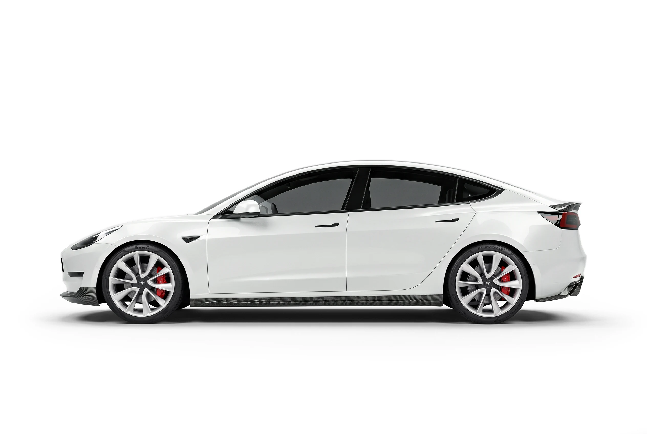 รายละเอียดงานคาร์บอนไฟเบอร์ PAKTECHZ บน Tesla Model 3