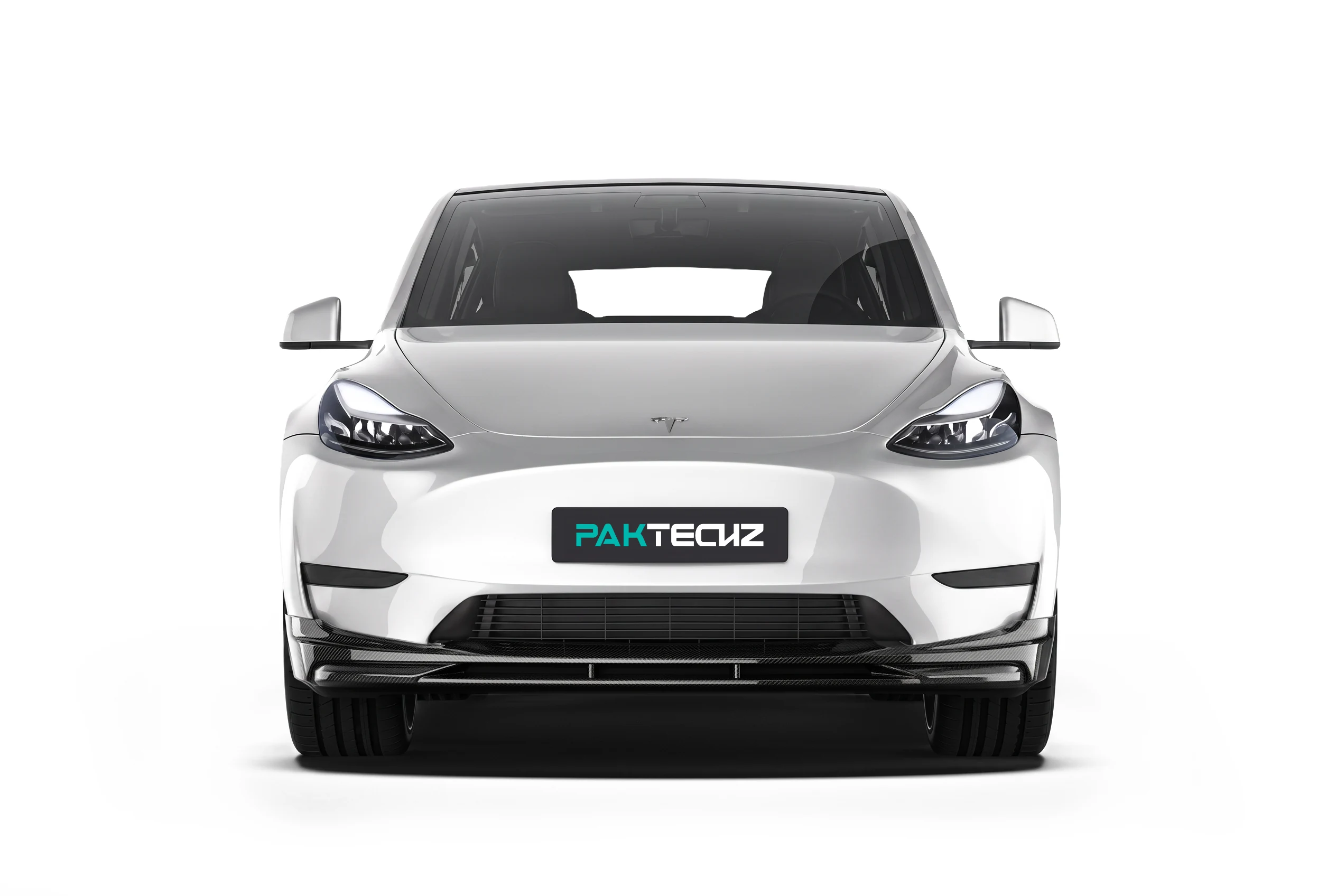 สเกิร์ตหน้าคาร์บอนไฟเบอร์ PAKTECHZ สำหรับ Tesla Model Y