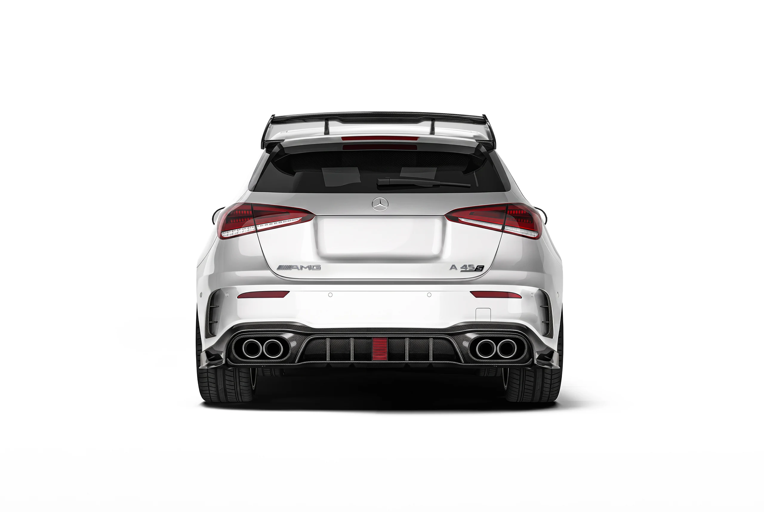 สเกิร์ตข้างคาร์บอนไฟเบอร์ PAKTECHZ สำหรับ Benz A-Class W177