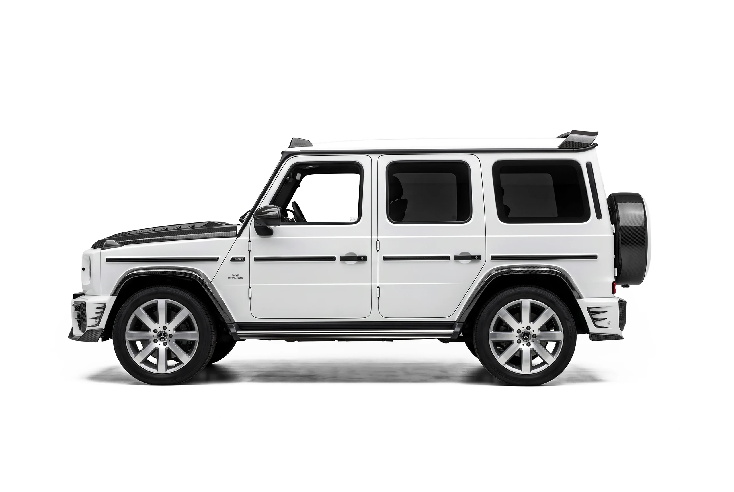 สปอยเลอร์หลังคาคาร์บอนไฟเบอร์ PAKTECHZ สำหรับ Benz G-Class W464