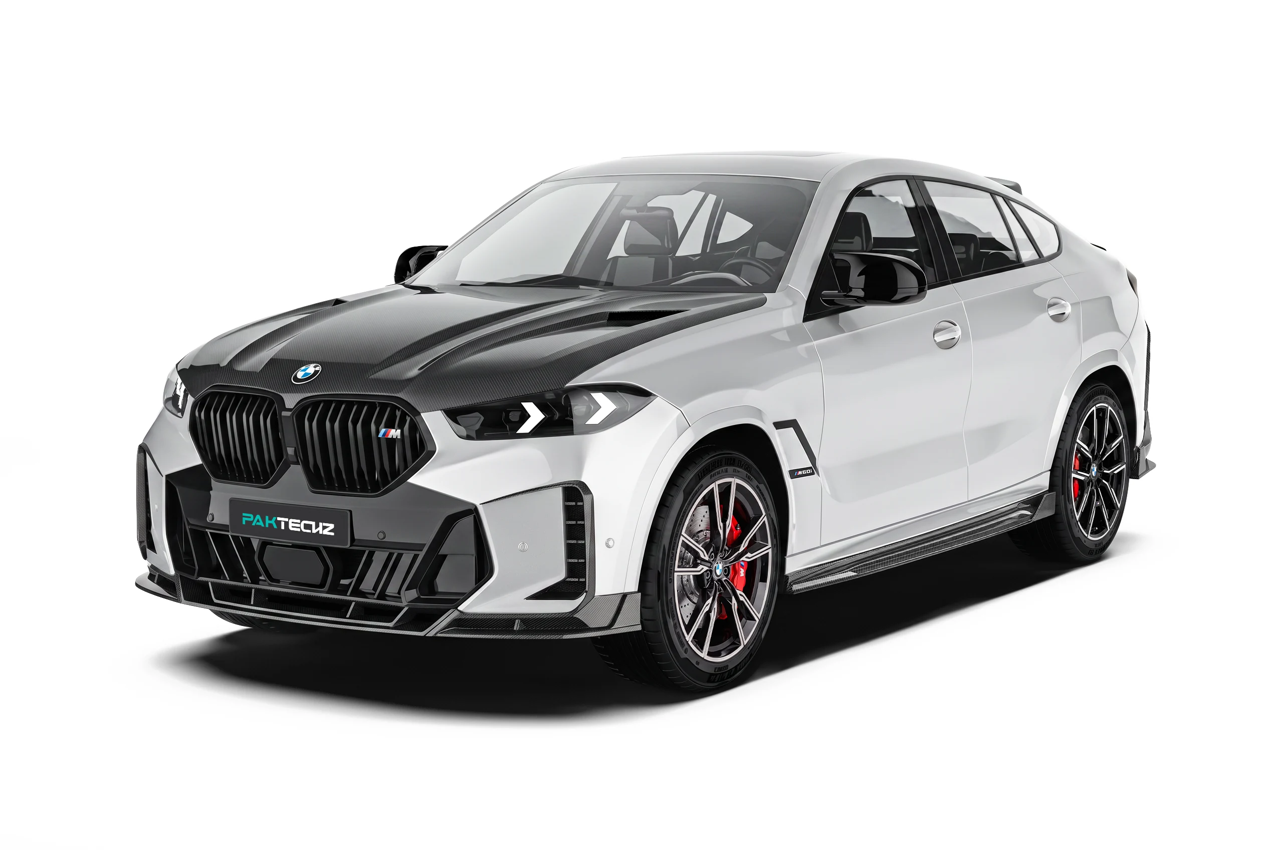 BMW X6 G06 ติดตั้งชุดแต่งคาร์บอนไฟเบอร์รอบคัน PAKTECHZ
