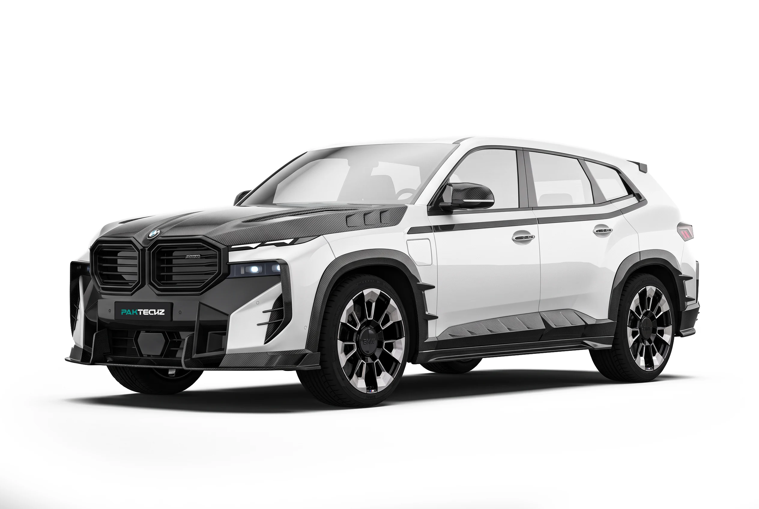 BMW XM G09 ติดตั้งชุดแต่งคาร์บอนไฟเบอร์รอบคัน PAKTECHZ