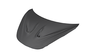 ฝากระโปรงหน้าทรง Race McLaren 570S 1016 Industries