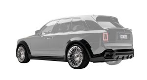 ชิ้นตกแต่งคาร์บอน Rolls-Royce Cullinan Series II SPOFEC
