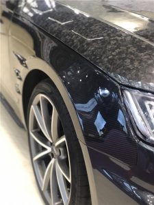 ซุ้มล้อ-แก้มข้าง Carbon Fiber Audi A4 S-Line S4 B9 ทรง TAKD ปี 2017-2019