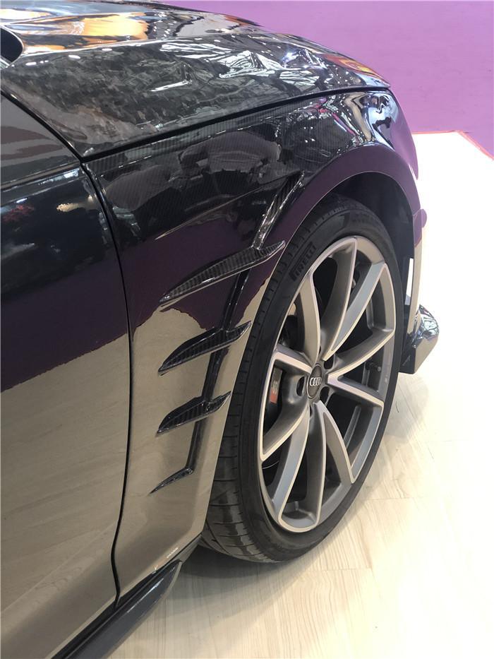 ซุ้มล้อ-แก้มข้าง Carbon Fiber Audi A4 S-Line S4 B9 ทรง TAKD ปี 2017-2019