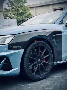 ซุ้มล้อ-แก้มข้าง Carbon Fiber Audi S4 A4 B9.5 ทรง TAKD ปี 2020-ON