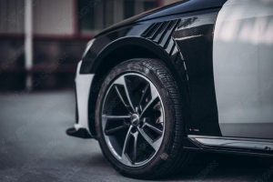 ซุ้มล้อ-แก้มข้าง Carbon Fiber Audi S4 A4 B9.5 ทรง TAKD ปี 2020-ON