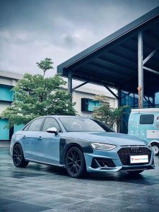 ซุ้มล้อ-แก้มข้าง Carbon Fiber Audi S4 A4 B9.5 ทรง TAKD ปี 2020-ON