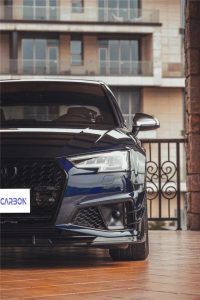 ลิ้นหน้า Carbon Fiber Audi A4 S-Line S4 B9 ทรง TAKD ปี 2017-2019