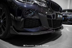 ลิ้นหน้า Carbon Fiber BMW 3 Series 330i M340i G20 Pre-LCI ทรง TAKD V1