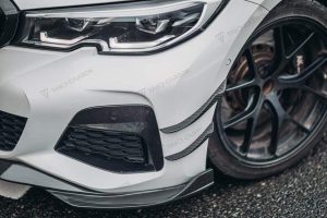 ลิ้นหน้า Carbon Fiber BMW 3 Series 330i M340i G20 Pre-LCI ทรง TAKD V2
