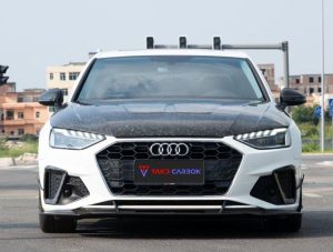 ฝากระโปรงหน้า Carbon Fiber Audi A4 S4 B9 B9.5 ทรง TAKD V1 ปี 2017-ON