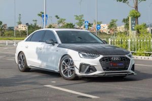 ฝากระโปรงหน้า Carbon Fiber Audi A4 S4 B9 B9.5 ทรง TAKD V1 ปี 2017-ON