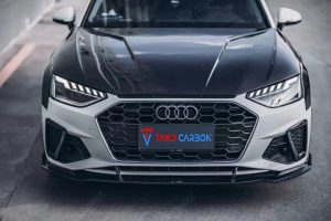 ฝากระโปรงหน้า Carbon Fiber Audi A4 S4 B9 B9.5 ทรง TAKD V2 ปี 2017-ON