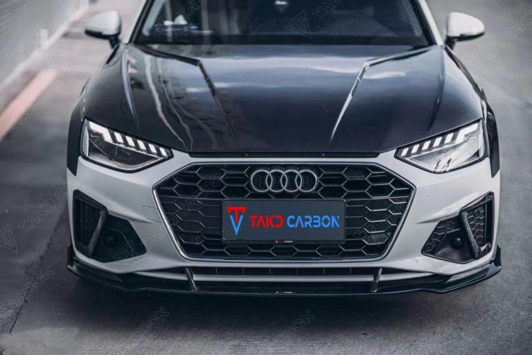 前引擎盖 Carbon Fiber Audi A4 S4 B9 B9.5 款式 TAKD V2 年 2017-ON
