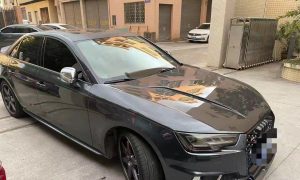 ฝากระโปรงหน้า Carbon Fiber Audi A4 S4 B9 B9.5 ทรง TAKD V2 ปี 2017-ON