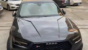 ฝากระโปรงหน้า Carbon Fiber Audi A4 S4 B9 B9.5 ทรง TAKD V2 ปี 2017-ON