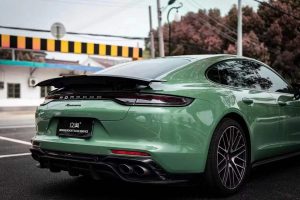 ดิฟฟิวเซอร์ Carbon Fiber Porsche Panamera RWD/Base/4/4S/GTS/Turbo/Turbo S 971.1 971.2 ทรง TAKD