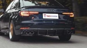 ดิฟฟิวเซอร์ Carbon Fiber Audi A4 S-Line S4 B9 ทรง TAKD V1 ปี 2017-2019