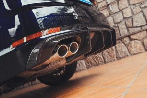 ดิฟฟิวเซอร์ Carbon Fiber Audi A4 S-Line S4 B9 ทรง TAKD V1 ปี 2017-2019