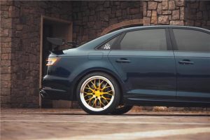ดิฟฟิวเซอร์ Carbon Fiber Audi A4 S-Line S4 B9 ทรง TAKD V1 ปี 2017-2019