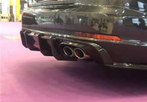 ดิฟฟิวเซอร์ Carbon Fiber Audi A4 S-Line S4 B9 ทรง TAKD V2 ปี 2017-2019