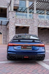 สปอยเลอร์ Carbon Fiber Audi RS7 S7 A7 C8 ทรง TAKD ปี 2019-ON