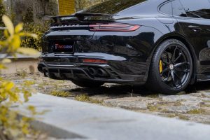 สปอยเลอร์ Carbon Fiber Porsche Panamera RWD/Base/4/4S/GTS/Turbo/Turbo S 971.1 971.2 ทรง TAKD