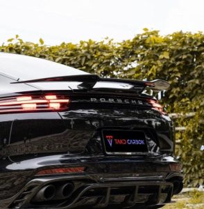 สปอยเลอร์ Carbon Fiber Porsche Panamera RWD/Base/4/4S/GTS/Turbo/Turbo S 971.1 971.2 ทรง TAKD