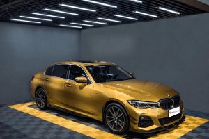 สเกิร์ตข้าง Carbon Fiber BMW 3 Series G20 330i M340i ทรง TAKD Ver.1 ปี 2019-ON