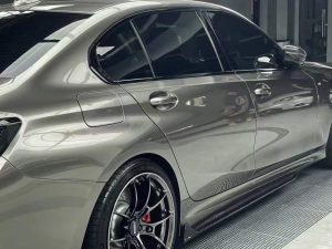 สเกิร์ตข้าง Carbon Fiber BMW 3 Series G20 330i M340i ทรง TAKD Ver.1 ปี 2019-ON