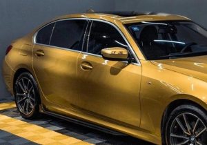 สเกิร์ตข้าง Carbon Fiber BMW 3 Series G20 330i M340i ทรง TAKD Ver.1 ปี 2019-ON