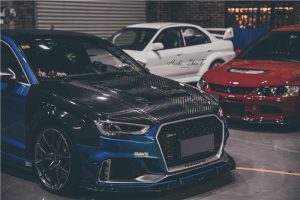 ฝากระโปรงหน้า Carbon Fiber Audi RS3 S3 A3 8V 8V.5 ทรง TAKD ปี 2014-2020