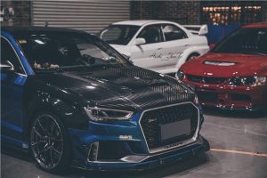 กันชน Carbon Fiber Audi RS3 ทรง TAKD ปี 2018-2020