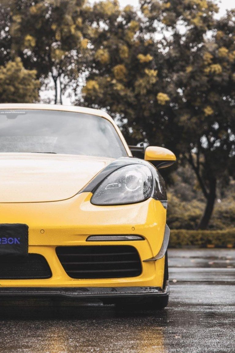 คาร์นาดหน้า Carbon Fiber Porsche 718 Boxster / Cayman ทรง TAKD