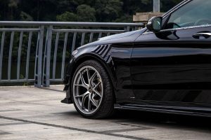ซุ้มล้อ-แก้มข้าง Carbon Fiber Mercedes Benz C63/C63S W205 Front Fenders ทรง TAKD