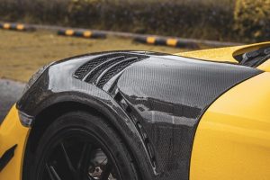 ซุ้มล้อ-แก้มข้าง Carbon Fiber Porsche 718 Boxster / Cayman ทรง TAKD