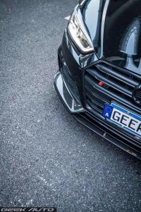 ลิ้นหน้า Carbon Fiber Audi S5 A5 S Line B9 ทรง TAKD ปี 2017-2019