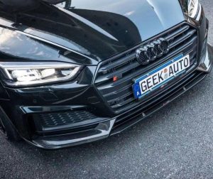 ลิ้นหน้า Carbon Fiber Audi S5 A5 S Line B9 ทรง TAKD ปี 2017-2019