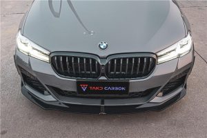 ลิ้นหน้า Carbon Fiber BMW 5 Series G30 Facelift ทรง TAKD ไมเนอร์เชนจ์ ปี 2021-ON
