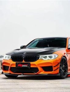 ลิ้นหน้า Carbon Fiber BMW M5 / M5C / M5CS F90 Pre-LCI ทรง TAKD ปี 2018-2020