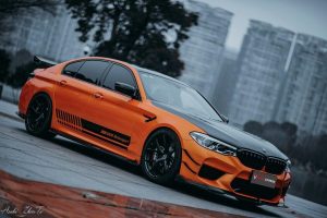 ลิ้นหน้า Carbon Fiber BMW M5 / M5C / M5CS F90 Pre-LCI ทรง TAKD ปี 2018-2020