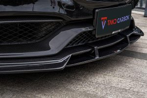 ลิ้นหน้า Carbon Fiber Mercedes Benz C-Class C63/C63S ทรง TAKD