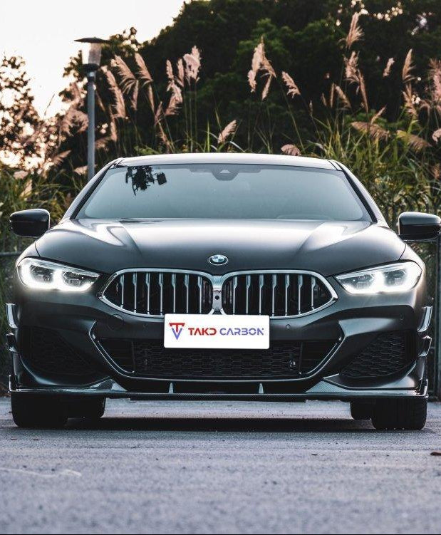 ลิ้นหน้า Carbon Fiber BMW 8 Series 840i 850i G14 G15 G16 ทรง TAKD V1