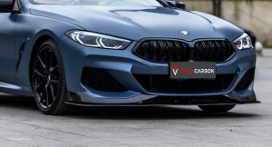 ลิ้นหน้า Carbon Fiber BMW G14 G15 G16 8 Series 840i 850i ทรง TAKD V2