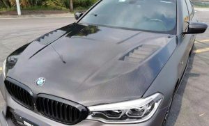 ฝากระโปรงหน้า Carbon Fiber BMW M5 F90 5 Series G30 G31 ทรง TAKD Dry Carbon ปี 2017-ON